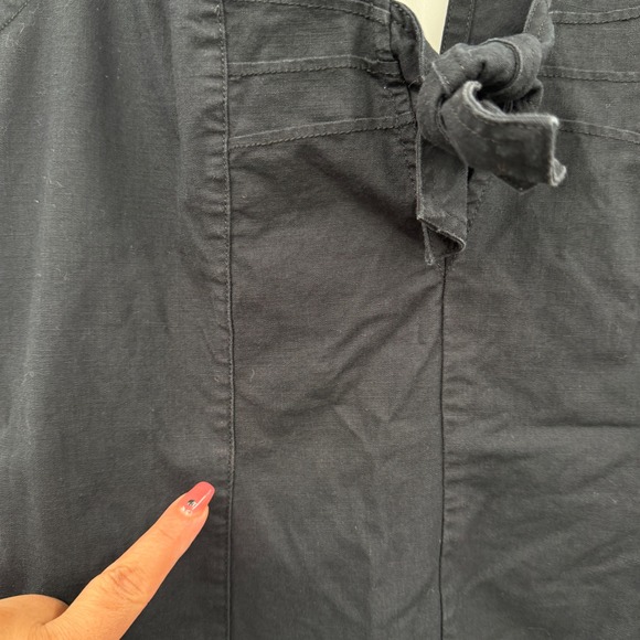 Free People Black Sleeveless Romper Tie Front Cutout Back Casual Womens Size 2 - Picture 4 of 12